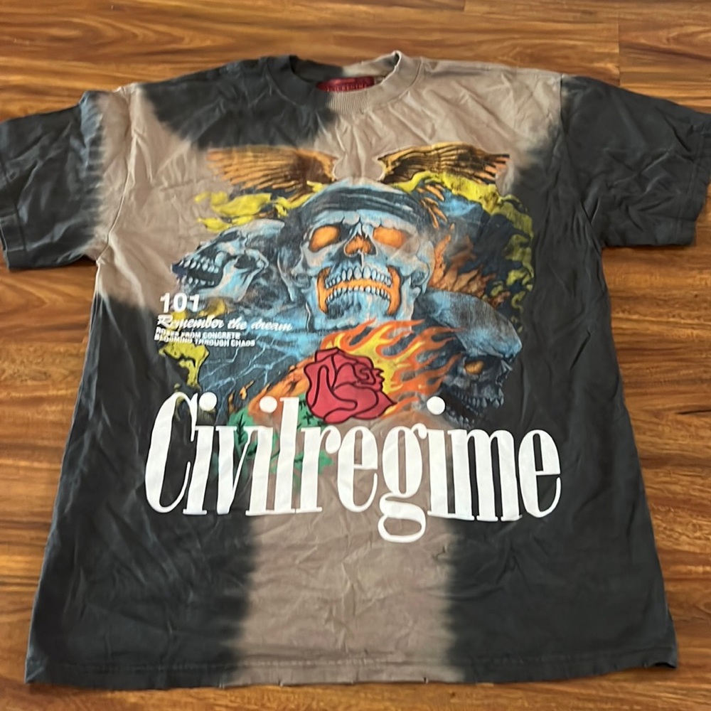 Civil Regime  Remember The Dream Oversized T-shirt Sz S